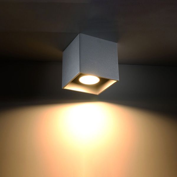 Plafon QUAD 1 szary zdjęcie 3