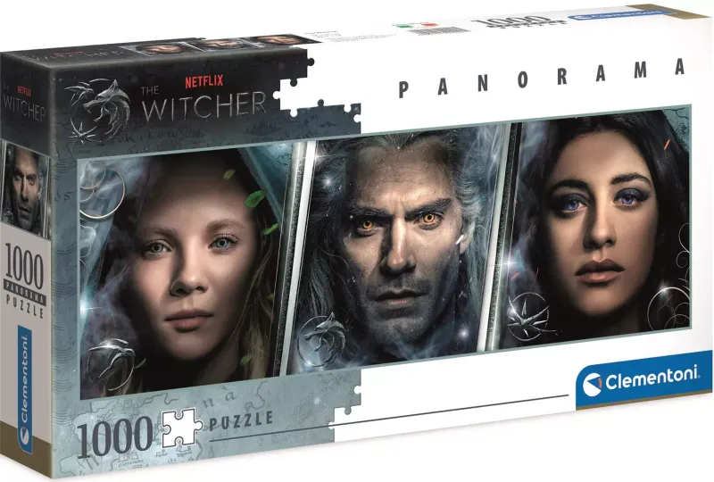 Puzzle 1000 elementów. Panorama Wiedźmin zdjęcie 1