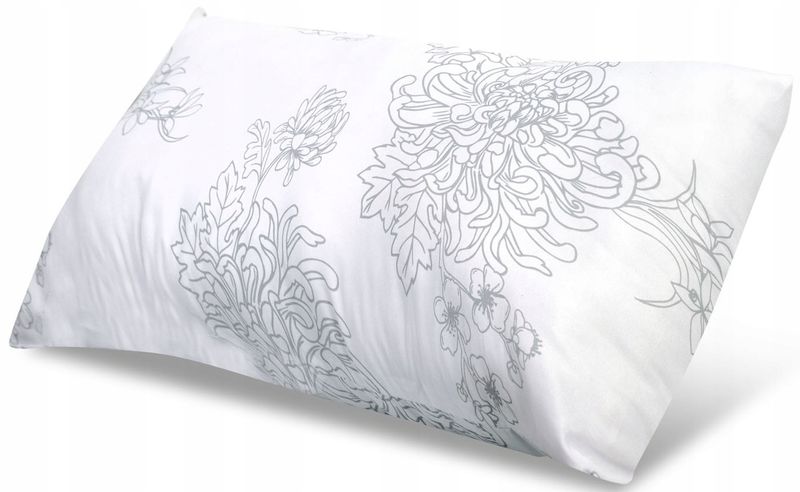 2x PODUSZKA ANTYALERGICZNA 40x80 GRUBA MIĘKKA MIKROFIBRA GŁADKA zdjęcie 2