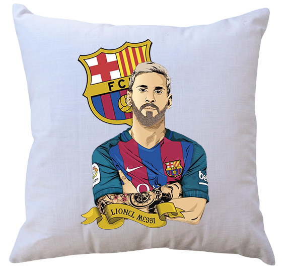 Poduszka Lionel Messi Barca zdjęcie 1