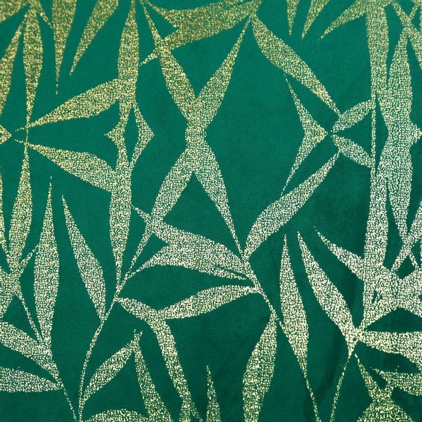 Bieżnik dekoracyjny/ szarfa BLINK-15 35x180 ciemnozielony w liście zdjęcie 4