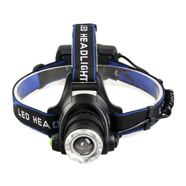 LATARKA CZOŁOWA LED ZOOM CREE XML T6 CZOŁÓWKA MOC akumulator + ładowar zdjęcie 8