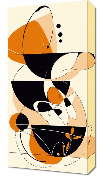 Obraz 30x60cm Taneczne Kręgi zdjęcie 1