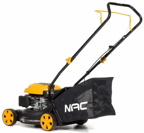 Kosiarka SPALINOWA NAC 41 cm 1,3 kW BEZ NAPĘDU Kosz 40 litrów LEKKA 2w1 na Arena.pl