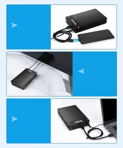Obudowa Dysku 3.5' Kieszeń SATA I II III HDD USB 3.0 Super Speed do 5Gb/s na Arena.pl