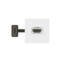 Gniazdo Mosaic HDMI 2-modułowe białe Legrand 078979L