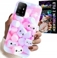 ETUI DO OPPO RENO 5Z / A94 5G - WZÓR W SŁODKIE PIANKI, OBUDOWA, PLECKI