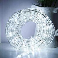 WĄŻ Świetlny 50m LED LAMPKI CHOINKOWE BIAŁY ZIMNY