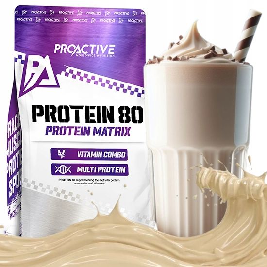 ProActive Protein 80 Białko 700g WHITE CHOCOLATE zdjęcie 1