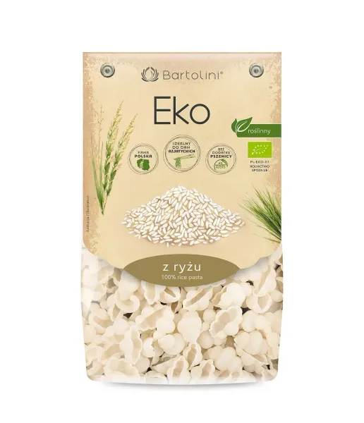 Makaron (ryŻowy) Muszelki BIO 250 g - Bartolini zdjęcie 1