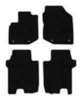 Dywaniki welurowe CARLUX-SILVER Honda City V FL 2011-2013 czarne