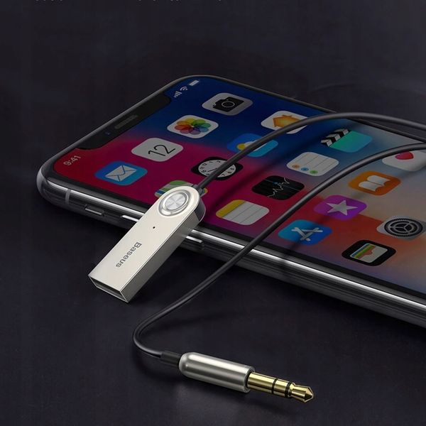 BASEUS ADAPTER ODBIORNIK AUDIO TRANSMITER BLUETOOTH DO SAMOCHODU USB zdjęcie 13