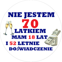Opłatek na tort Okazjonalny Whisky Drink  Jubileusz Urodziny 18 30 40 50 60