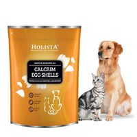 HOLISTA Calcium EGG Shells SKORUPY Kurzych Jaj WAPŃ dla Psa Kota 1000g
