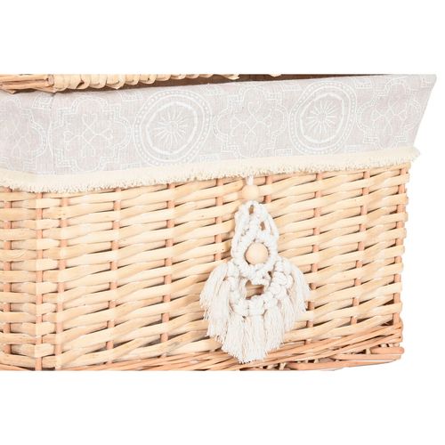 Pudełko ozdobne Home ESPRIT Naturalny wiklinowy Boho (2 Części) na Arena.pl