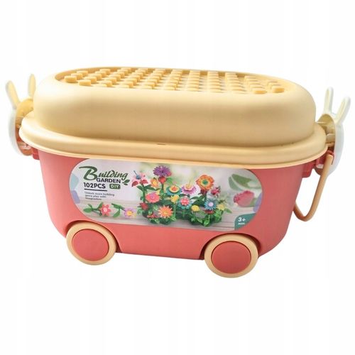 KLOCKI WIOSENNY OGRÓD 102 EL KREATYWNE KONSTRUKCYJNE KWIATKI DO BUDOWANIA na Arena.pl