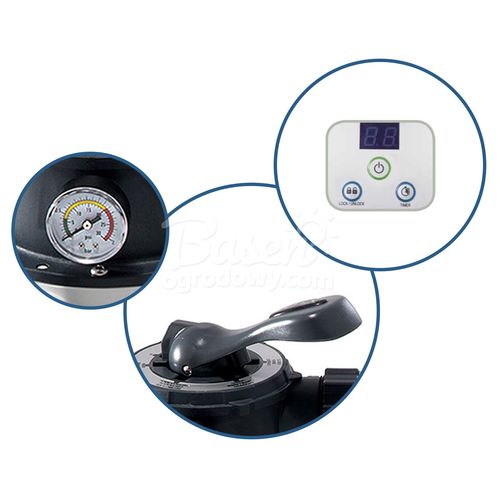 Pompa filtrująca piaskowa 12000 l/h INTEX 26652 + 50 kg piasku na Arena.pl