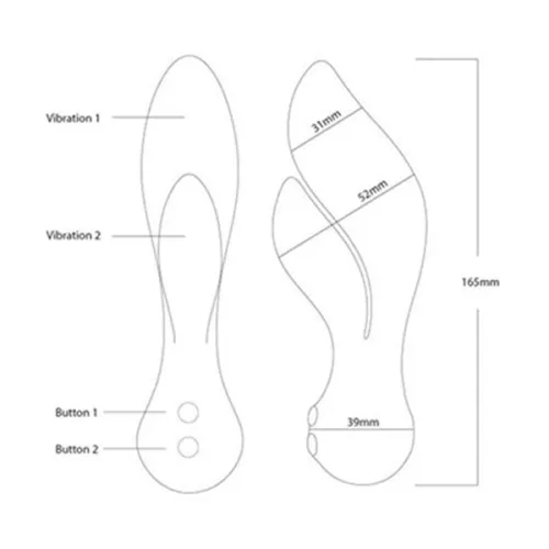 swan the feather swan pink - masażer z podwojnym napędem, silikon, 16.5 cm na Arena.pl