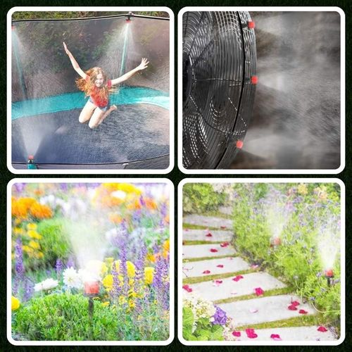 ZESTAW DO NAWADNIANIA KROPELKOWEGO SYSTEM DO KWIATKÓW ROŚLIN 25m + 24dysze na Arena.pl