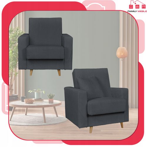 Zestaw mebli wypoczynkowy Rene wersalka kanapa fotele Bonell Family Meble na Arena.pl