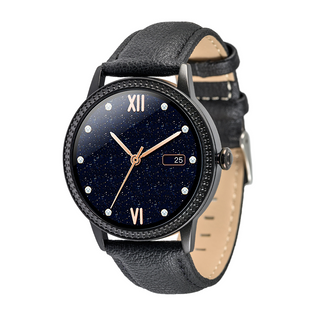 Smartwatch Zegarek Fashion Damski Czarny Pasek WCF18 Watchmark