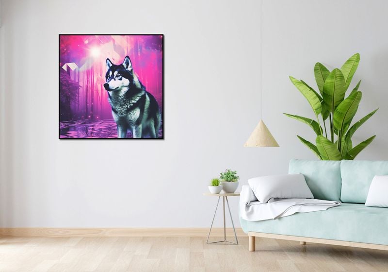 Plakat 90x90cm Wilczy Duch zdjęcie 4