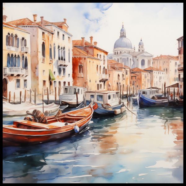 Plakat 100x100cm Wenecka Impresja zdjęcie 2