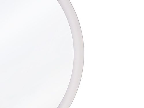 Lustro Ścienne Led Ø 58 Cm Srebrne Yser na Arena.pl