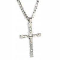 Naszyjnik Krzyż Diesel Szybcy i Wściekli wisiorek Kryształ Ozdobny Prezent