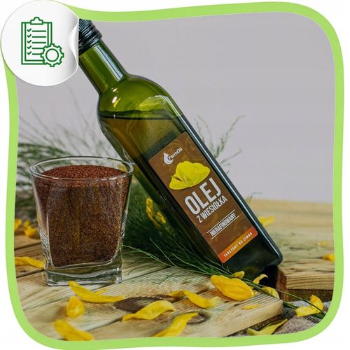 OLEJ Z WIESIOŁKA DWULETNIEGO TłoczonyNaZimno 500ml na Arena.pl