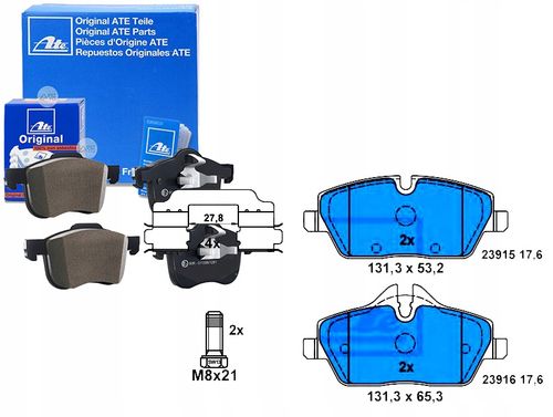 KLOCKI HAM PRZOD BMW 1 E87 04- ATE na Arena.pl