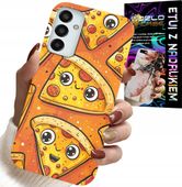 ETUI DO SAMSUNG GALAXY M23 - SŁODKIE UŚMIECHNIĘTE PIZZE CASE + SZKŁO