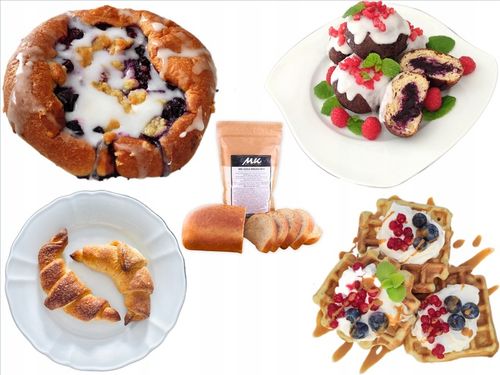 KETO CHLEB Mieszanka chlebowa wysokobiałkowa MK GOLD BREAD MIX 600g na Arena.pl