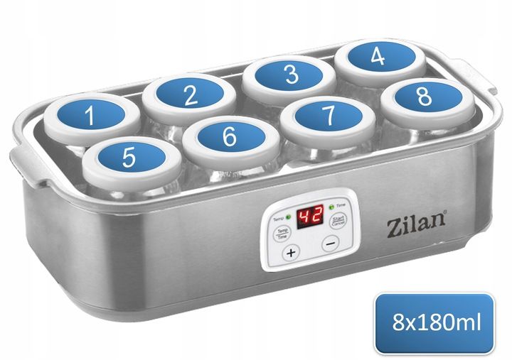 JOGURTOWNICA, TIMER, AUTOMAT, 1440ML /8x180ML/ zdjęcie 5