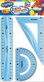 zestaw geometryczny 3el. 20cm bambino 3141