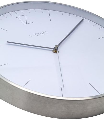 Zegar ścienny NeXtime Essential Silver 3254 WI na Arena.pl