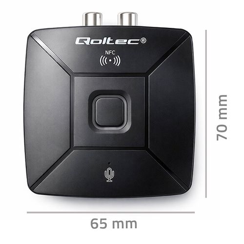 Qoltec Transmiter Audio Bluetooth 6.0 HiFi NFC/RCA/AUX na Arena.pl