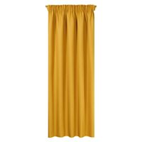 Zasłona gotowa na taśmie STYLE 140x270 Eurofirany musztardowy