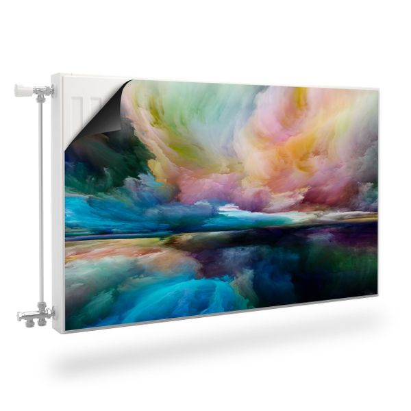 MASKOWNICA Magnetyczna Kaloryfera Chmury Abstrakcja 110cm x 60cm zdjęcie 1