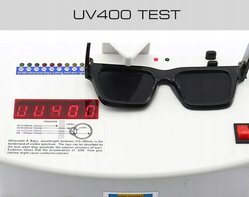 OKULARY PRZECIWSŁONECZNE filtr UV400 szare damskie męskie + ETUI + ŚCIERKA na Arena.pl