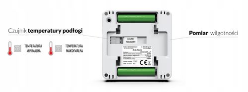 Regulator pokojowy bezprzewodowy TECH R-8B PLUS biały na Arena.pl