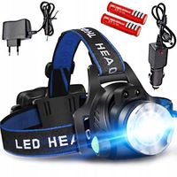 LATARKA CZOŁOWA LED ZOOM CREE XM-L T6 CZOŁÓWKA MOC