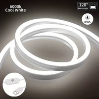 Taśma LED Neonowa USB 5V Biała 3m z Dotykowym Włącznikiem