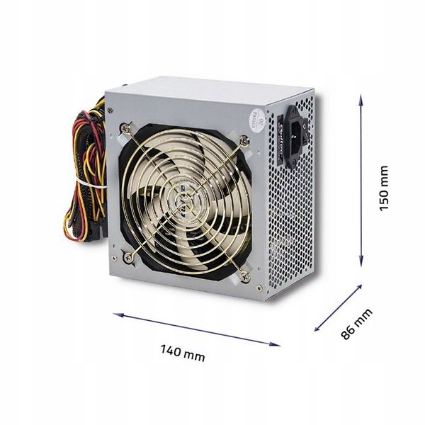 ZASILACZ ATX QOLTEC SILENTLINE 425 W zdjęcie 3