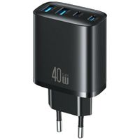 ładowarka sieciowa usams t70 40w         2xusb-a/2xusb-c czarny