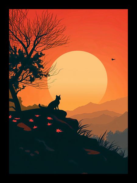 Plakat 13x18cm Kocie Wzgórze zdjęcie 2