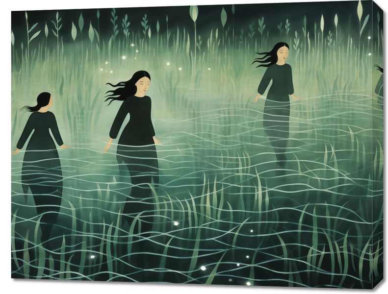 Obraz 90x70cm Pośród Ciszy zdjęcie 1