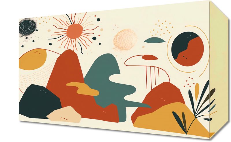 Obraz 30x20cm Kosmos Barw zdjęcie 1