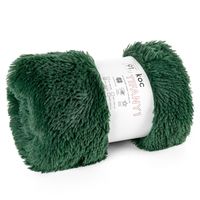 Koc włochaty TIFFANY 70X160 ciemnozielony