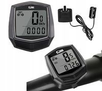 LICZNIK ROWEROWY WODOODPORNY KOMPUTER 15 FUNKCJI PRĘDKOŚCIOMIERZ PRZEWODOWY